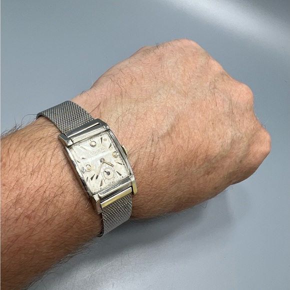 Vintage Men’s Gruen Precision Diamond Dial 10k Gold Filled Watch. - Picture 15 of 15